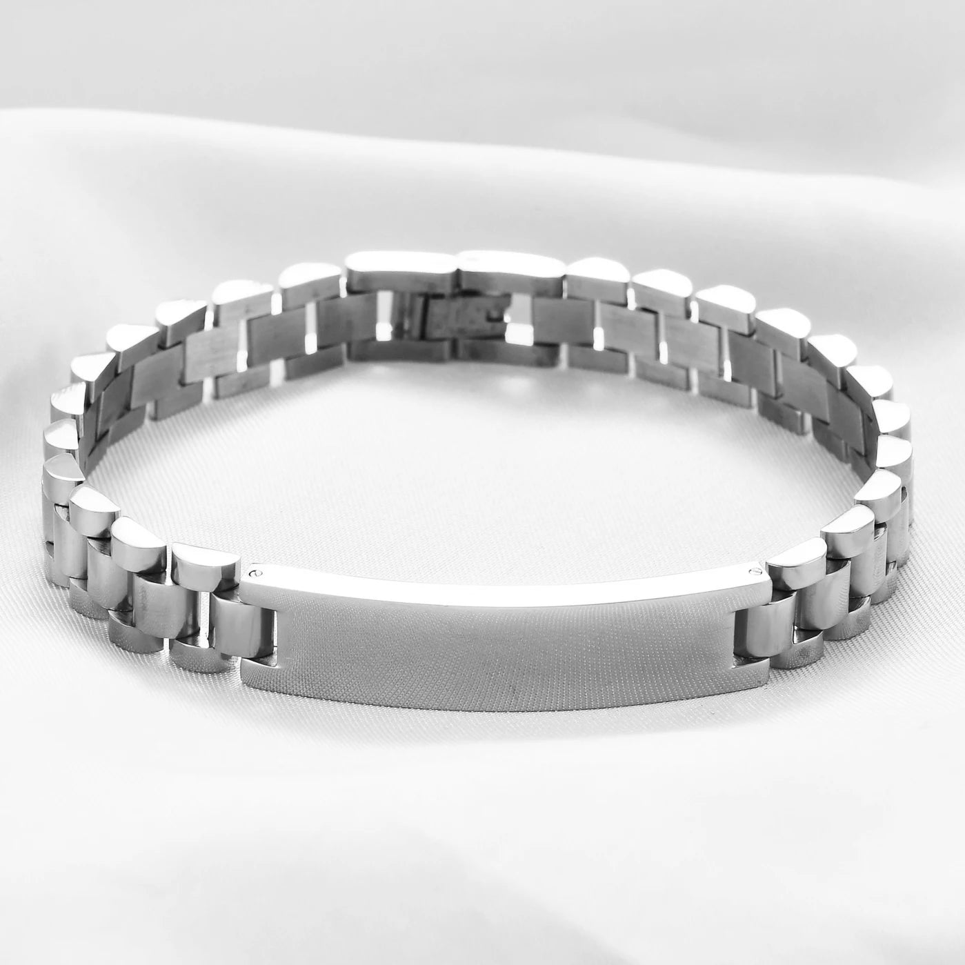 New Fashion Watch Chain 10mm Smooth Titanium Steel Bracelet for Men