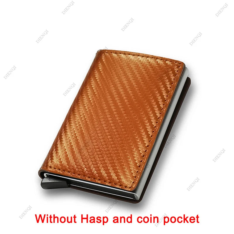 Anti Thief Rfid Credit Card Holder Smart Minimalist Wallet Pocket Men